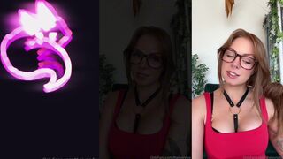 Ivory Fox Masturbates With A Vibrator On The Couch And Cums Hard