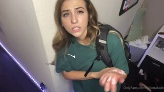 Dakota Fade Comes Home From School Gives A Blowjob