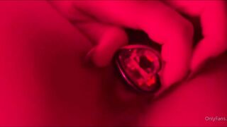 Corinna Kopf With A Plug In Her Ass