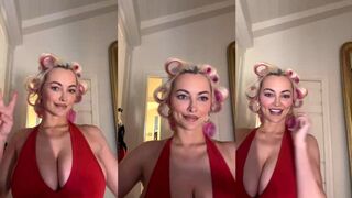 Lindsey Pelas Live Where At The End She Shows Her Tits