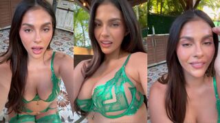 Amanda Trivizas Touches Her Boobs