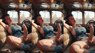 score_9, score_8_up, score_7_up, semi-realistic, solo, 1futa, White, Caucasian,…